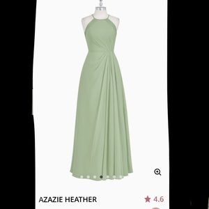 Azazie Dusty Sage Dress